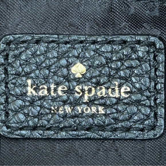 Kate Spade Black Textured Satchel - Picture 10 of 12